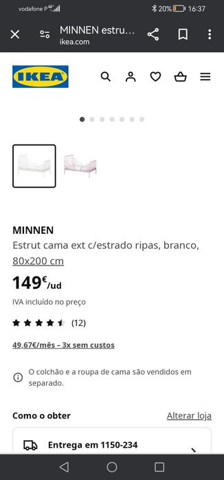 Camas extensíveis ferro ikea