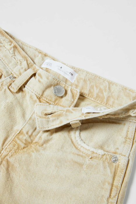 Szwedy bojówki dżinsy ZARA 140 dzwony szerokie