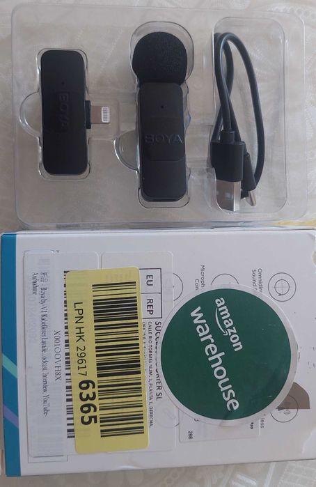 BOYA BY-V1: Професійний Бездротовий Петличний Мікрофон