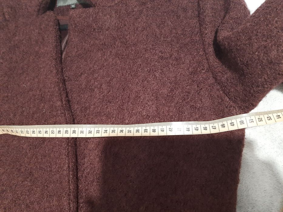 Wełniany płaszcz damski rozm m ICHI