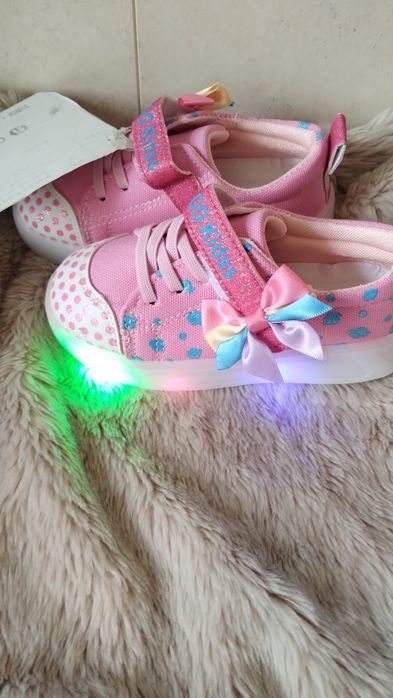 Trampki LED dla dziewczynki