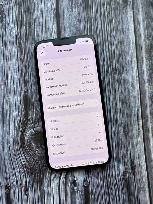 iPhone 13 128GB Preto Desbloqueado