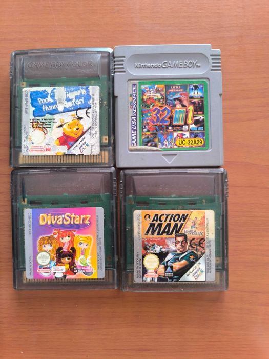 Game Boy Color + Jogos + Caixa Substituição