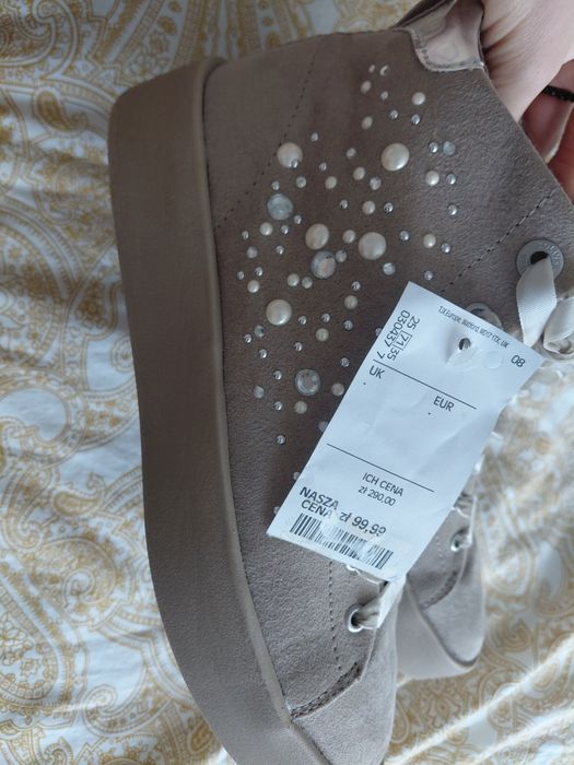 Sneakersy s.Oliver# r. 39 beż#