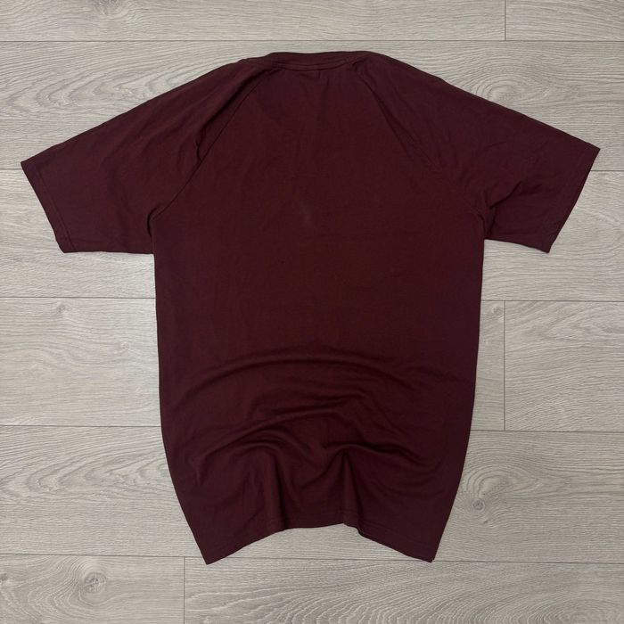 Преміум Бордова футболка Хуго БОСС BOSS Maroon Sourced, розмір факт XL