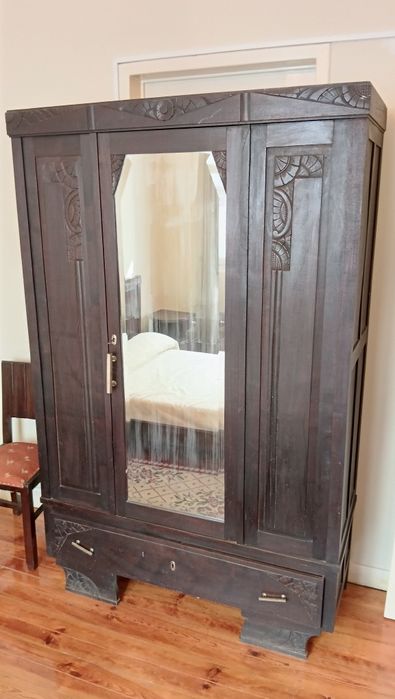 Roupeiro antigo art deco