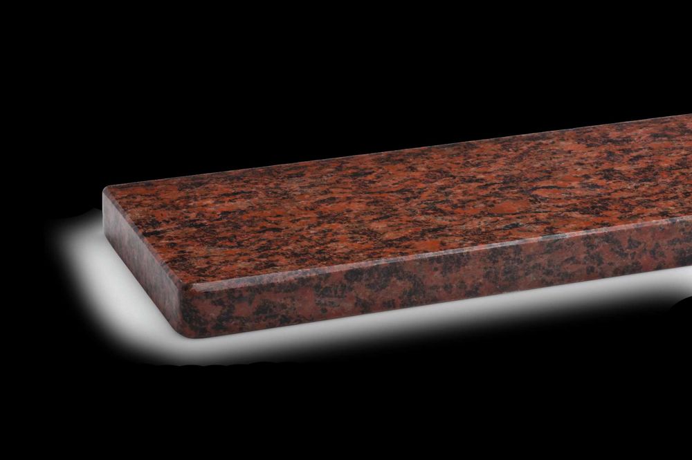 Parapety schody blaty granitowe kominki cena za m2