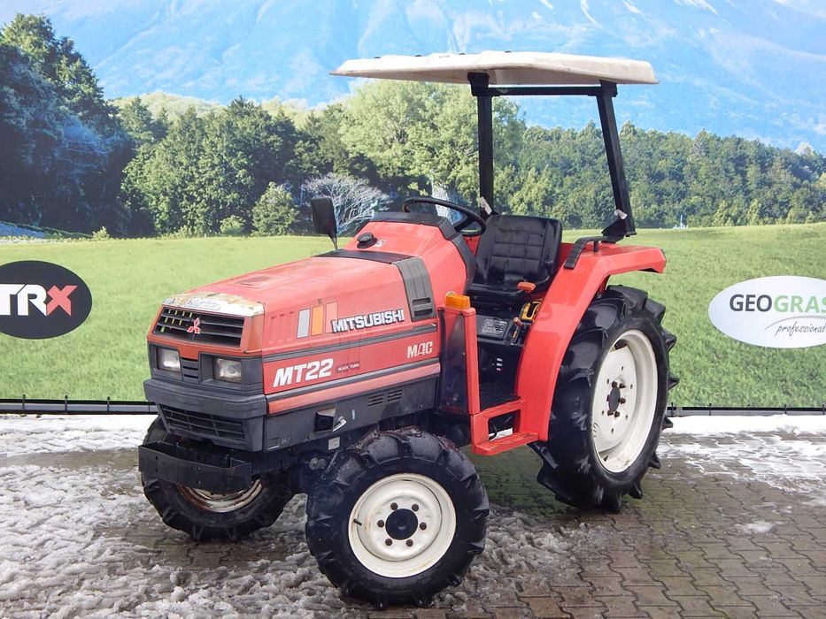 Mały traktor Mitsubishi MT22 napęd 4x4 Diesel WSPOMAGANIE GWARANCJA