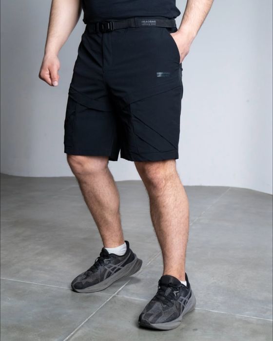 Тактичні шорти stretch nylon Headbeg, розмір S, black