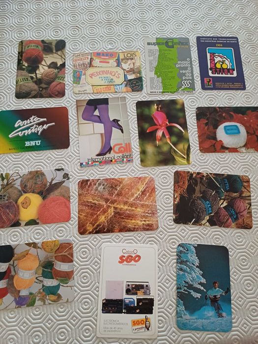 Coleção de calendários do ano 1988