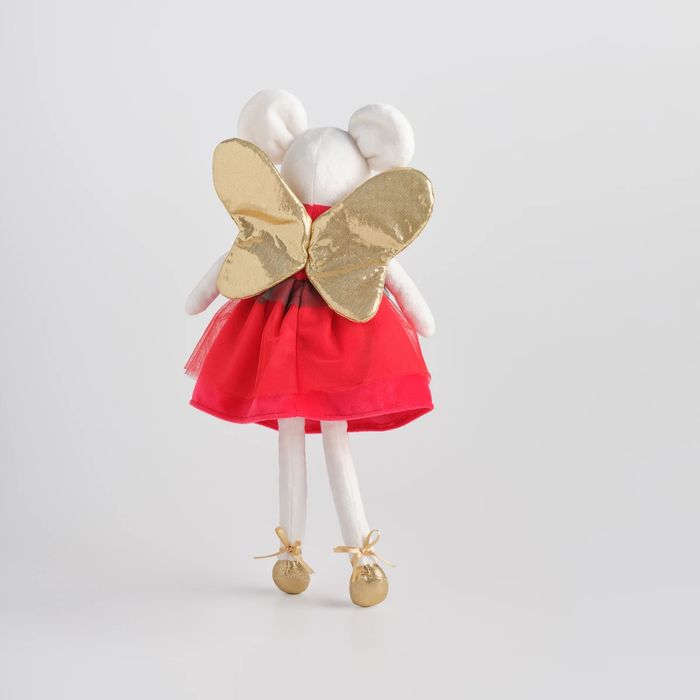 Śliczna maskotka myszka a kółek jak maileg