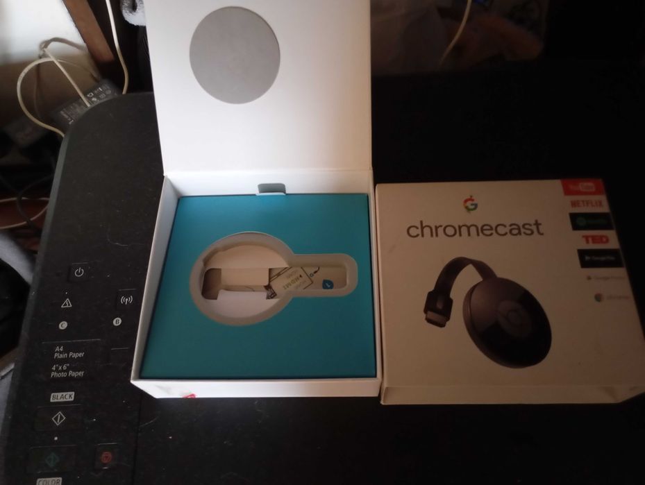 Caixa vazia Chromecast