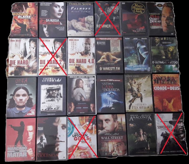 DVD's - Vários - como novos