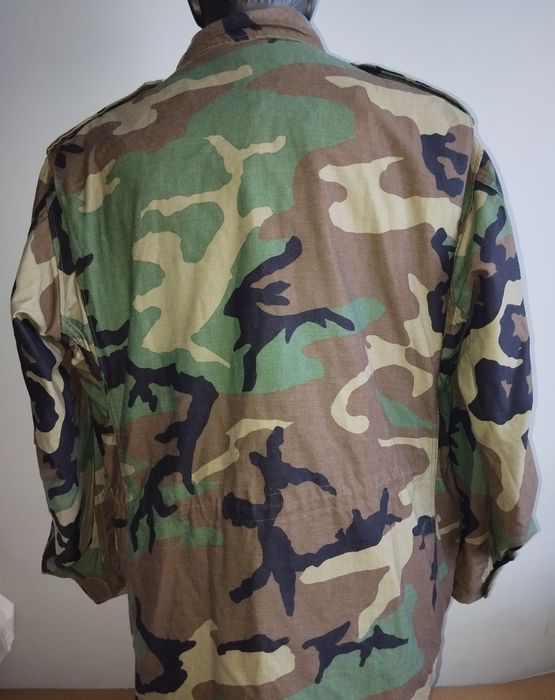 Kurtka US Army M65 kontraktowa camo woodland L