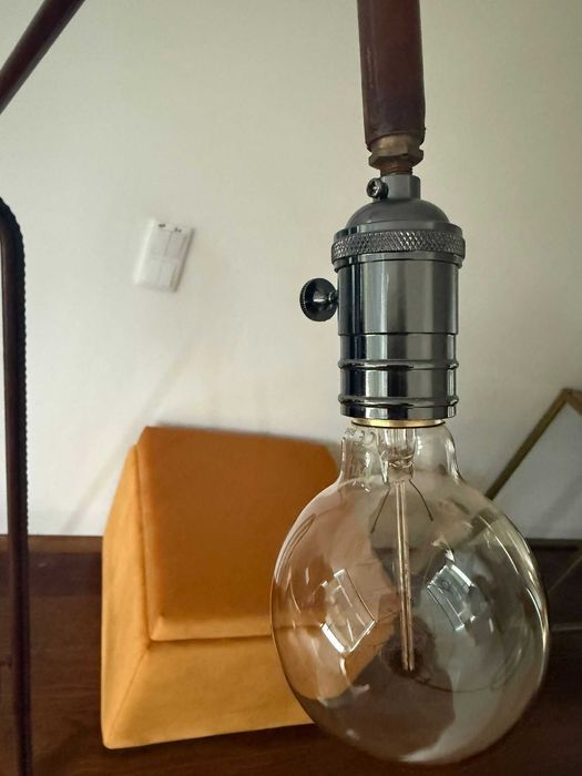 Candeeiro de Pé Vintage Estilo Industrial Bicicleta