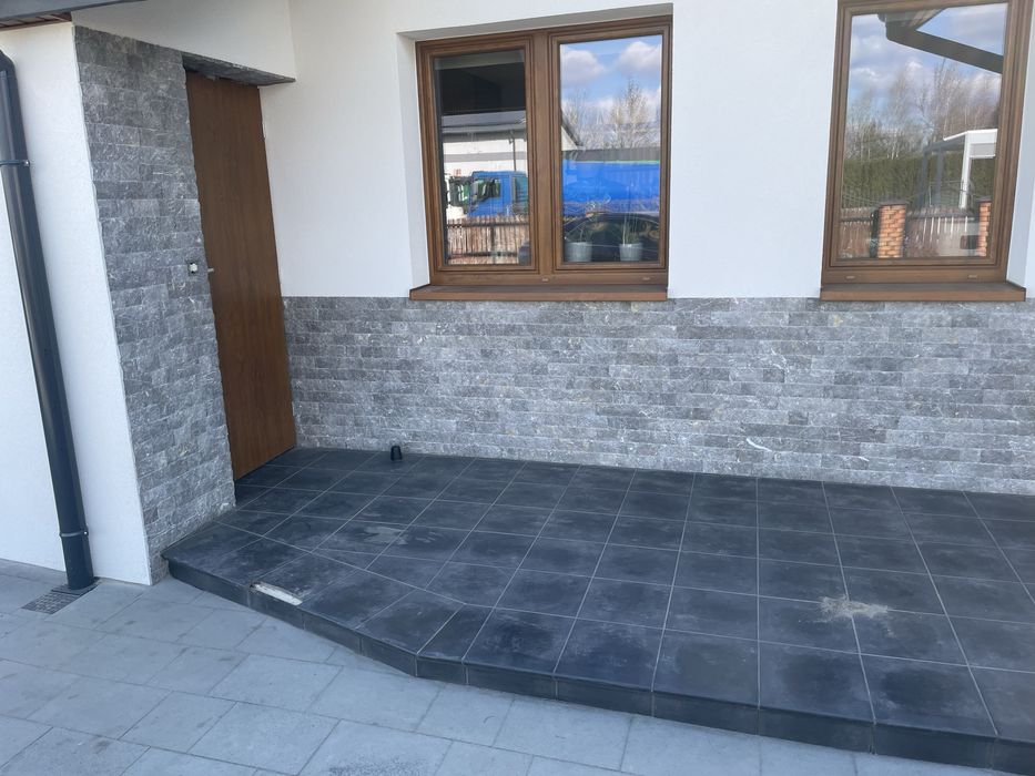 Płytki marmurowe elewacja 3D