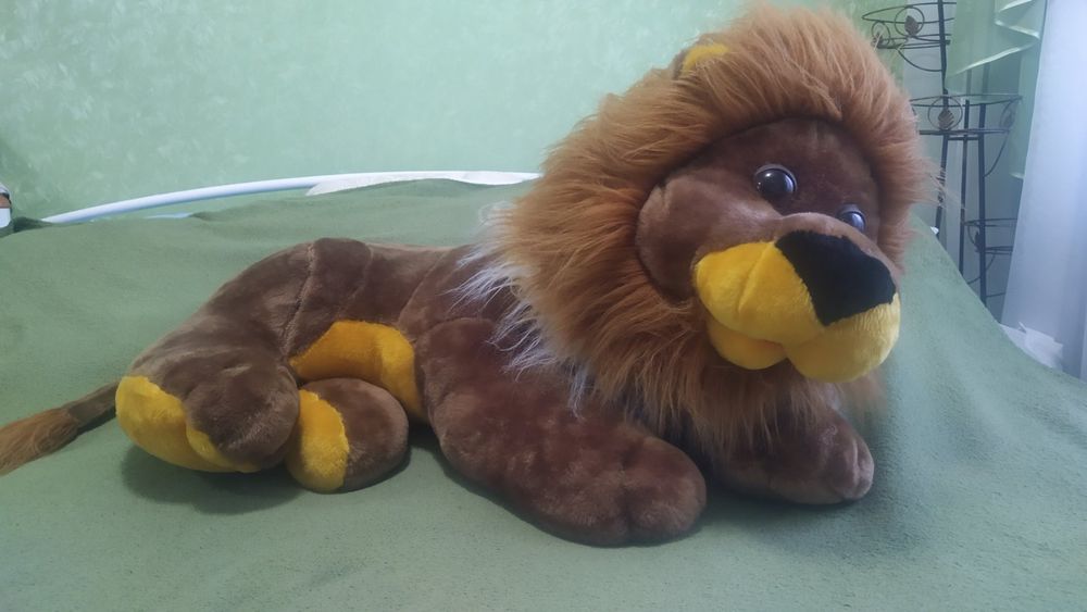 Мягкая игрушка лев большой