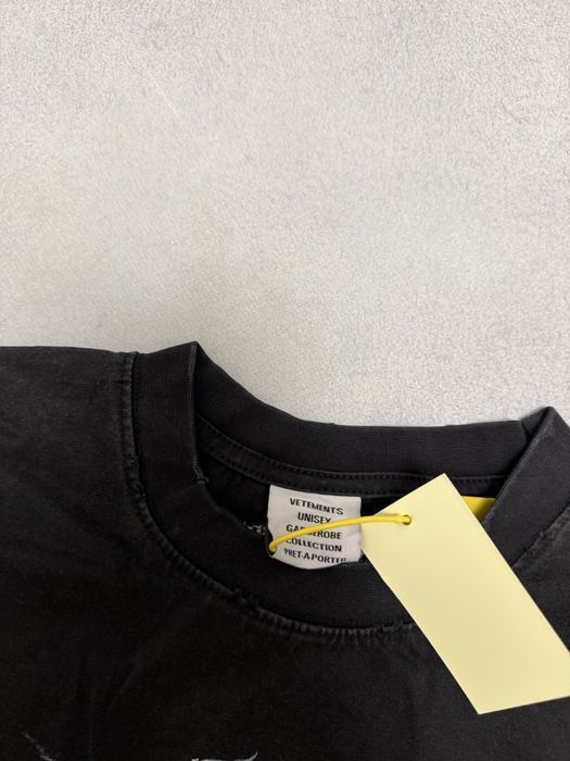 футболка Vetements cross 2026 tee S M L balenciaga rick owens project gr acne studios
