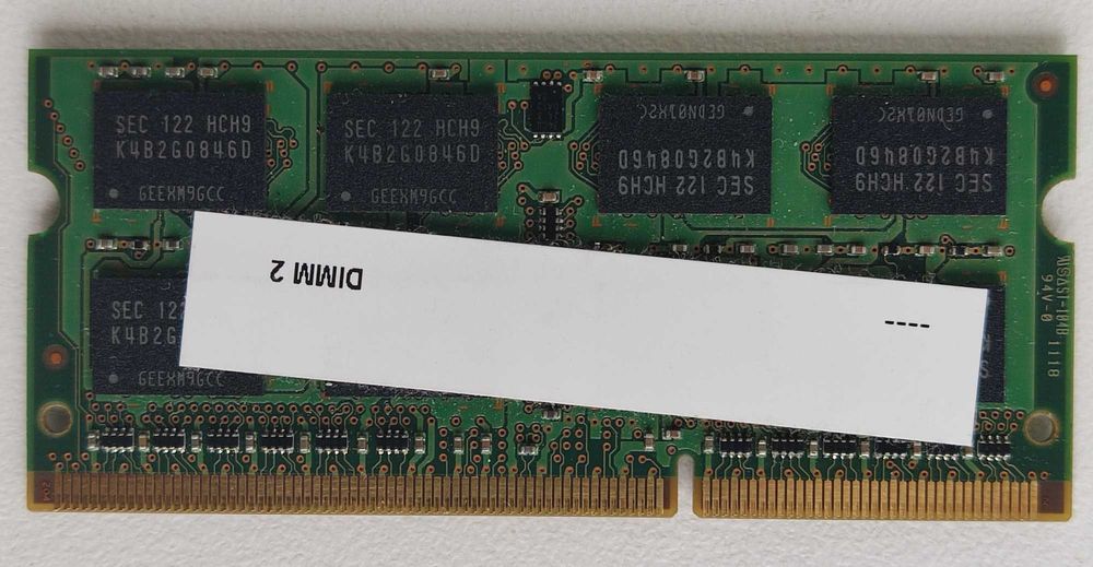 Процесор Intel Core i5 2410M (SR04B), оперативна пам'ять DDR3 2Gb, 4Gb