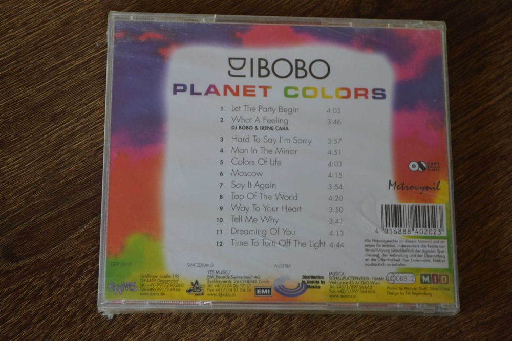 DJ Bobo  Planet Colors  CD Nowa