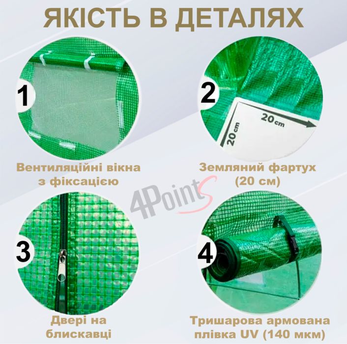 ПОЛЬСЬКА теплиця парник з плівкою і вікнами. Теплица. Пленка. Плівка