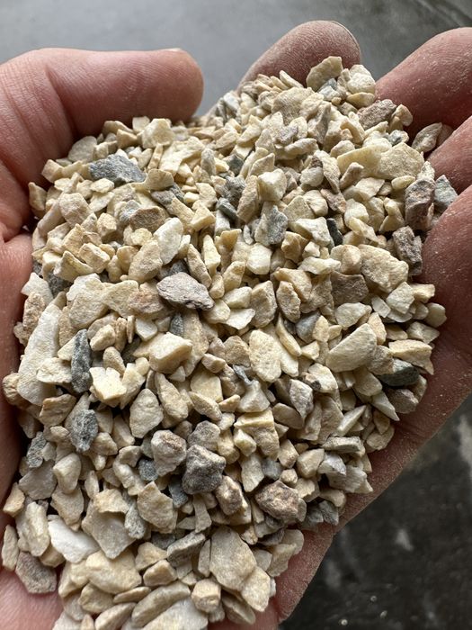 Мармурова Крихта Крем-сірий 25кг мраморная крошка