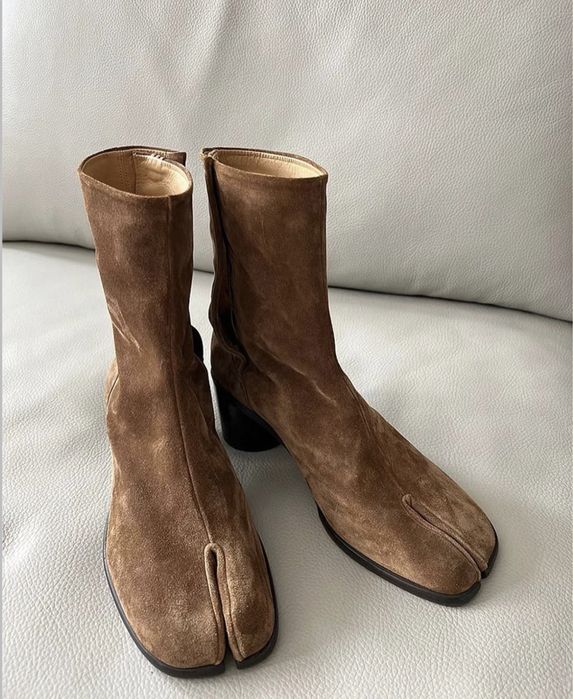 Таби ботинки замшевие казаки 39/40/41