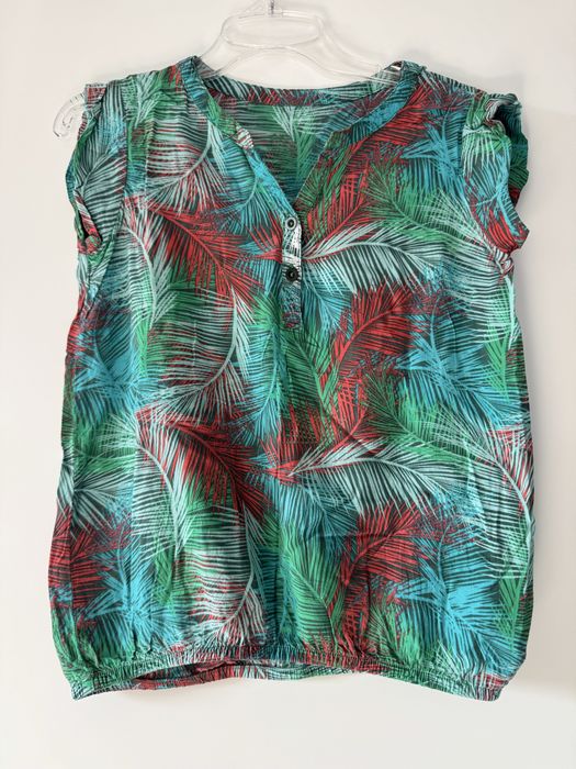 Przepiękna bluzeczka na lato - Tom Tailor - stan idealny r. 140