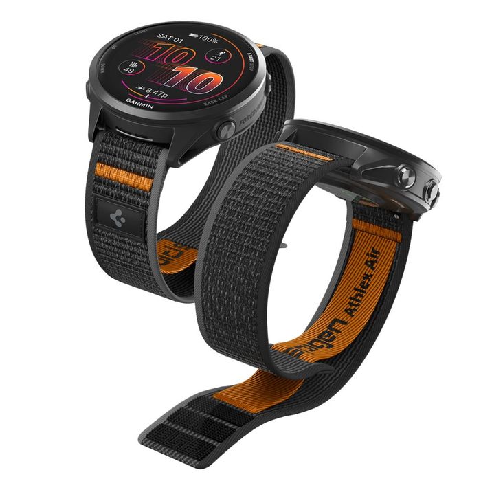 Spigen athlex Air Garmin quick release 22 mm active black/orange