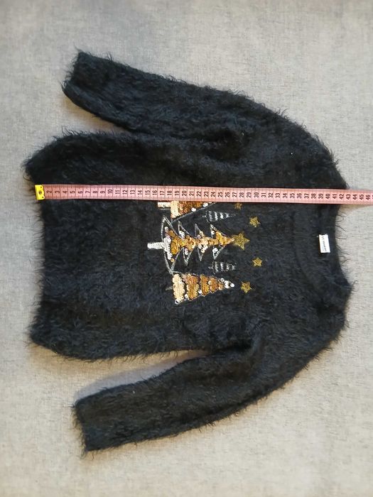 LC Waikiki. Дитячий  Новорічний чорний светр, джемпер