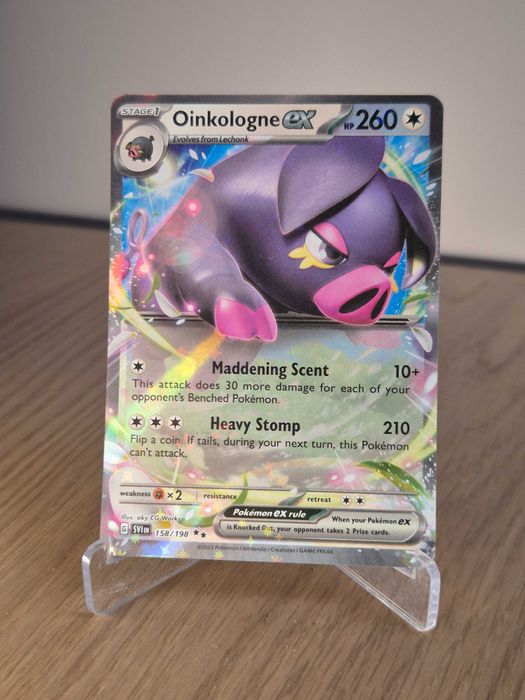 Karta Pokemon TCG: Oinkologne ex (SVI 158)