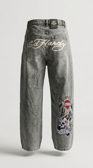 широкі джинси Ed Hardy, повністю нові