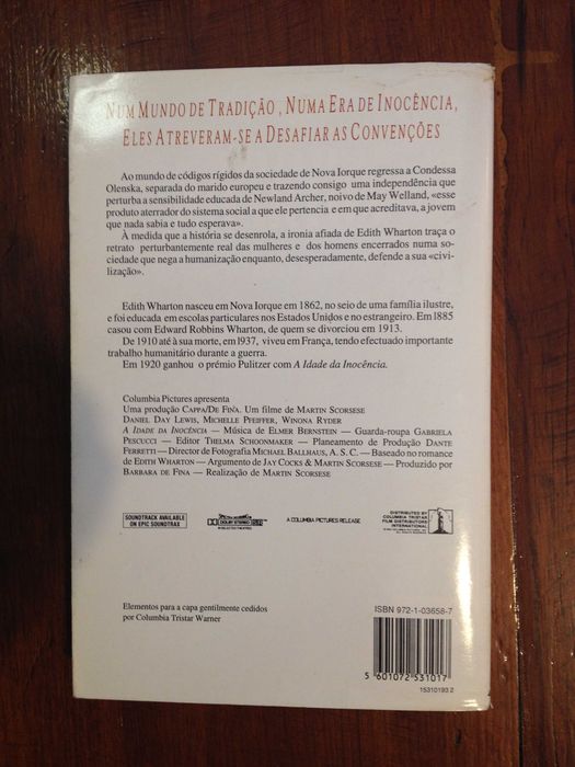 Edith Wharton - A idade da inocência