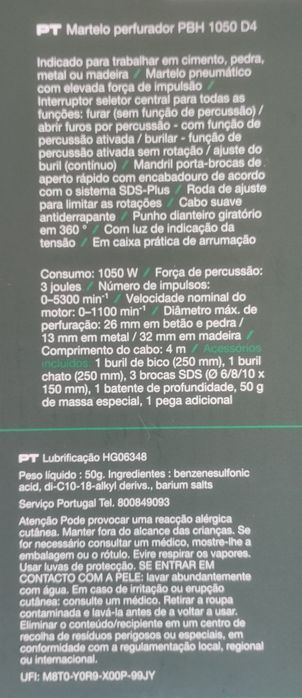 Martelo perfurador elétrico Parkside