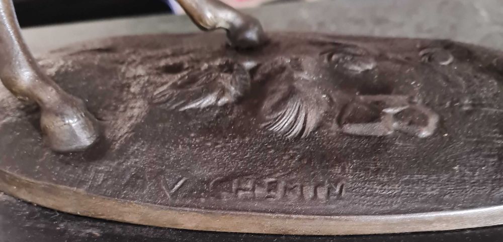 escultura Joseph-François-Victor Chemin (francês 1825/1901),