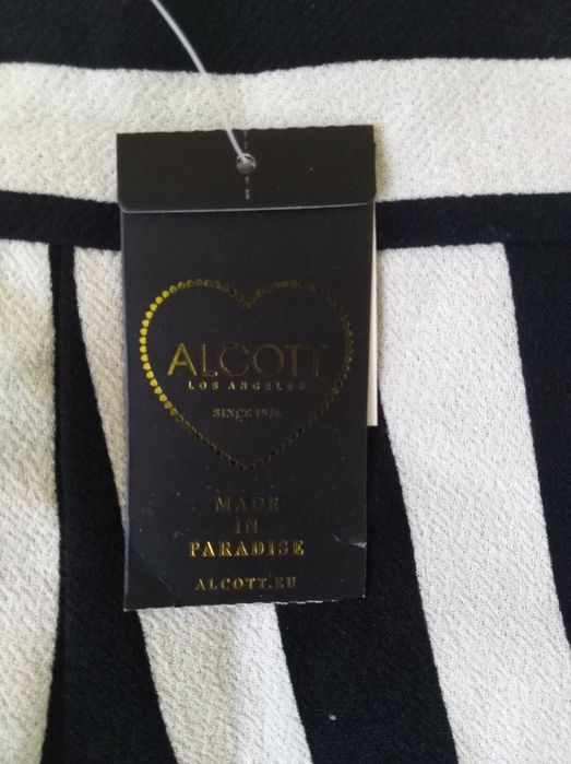 Летняя юбка в полоску миди Alcott