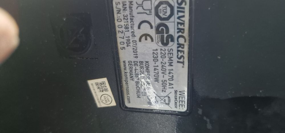 Ekspres do kawy kolbowy uszkodzony