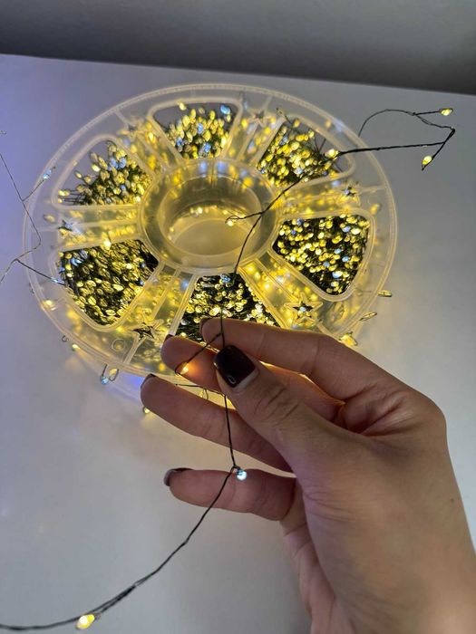 Гірлянда ФЛЕШ Хвойна Лапа Роса LED