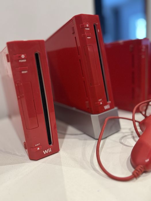 Nintendos wii vermelha edição super Mário 25 aniversário