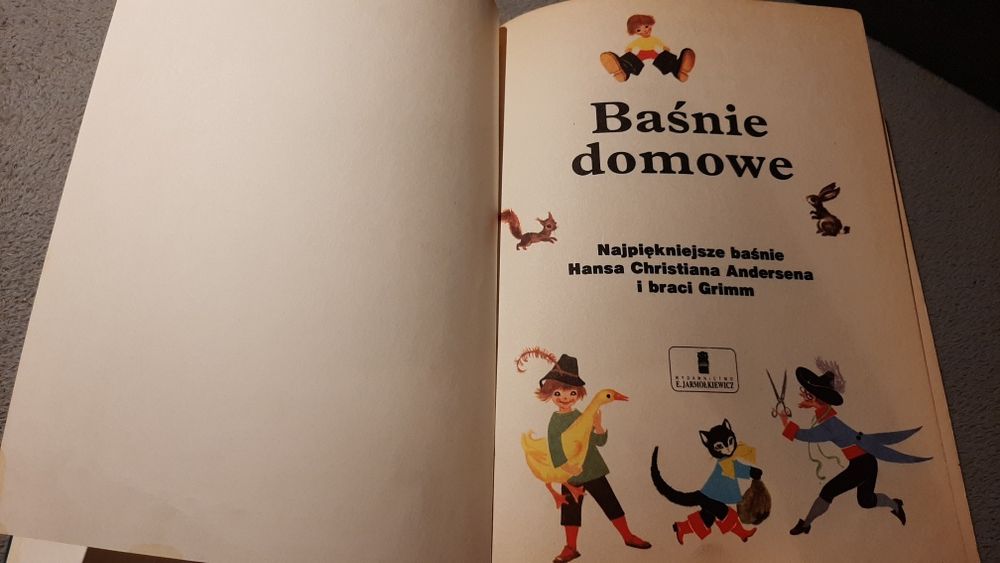 Baśnie domowe bez stempli 240 str. piękne klasyczne ilustracje