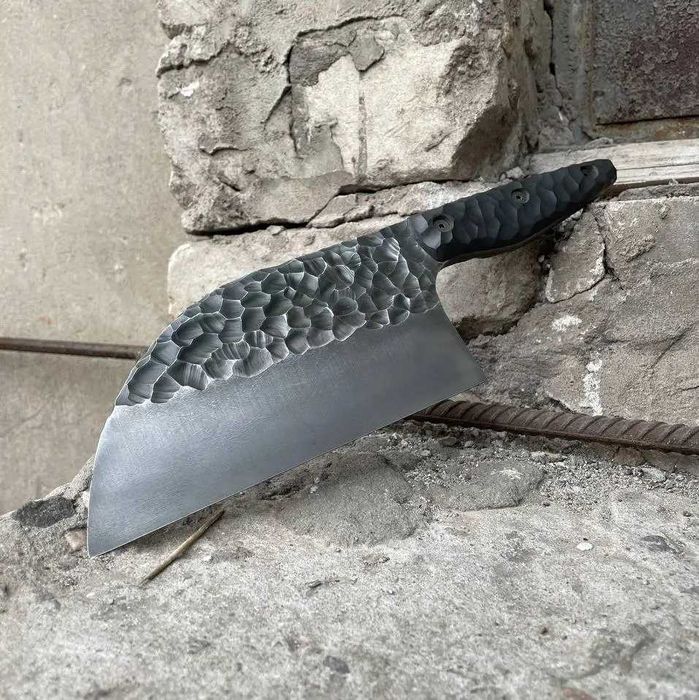 Ніж серб ручної роботи, кухонна сокирка, нож серб ручной работы