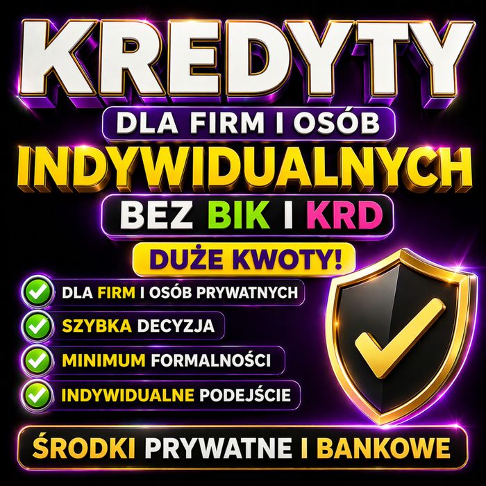 Kredyty bez bik caly kraj