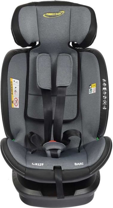 Fotelik Samochodowy BARI 0-36kg Isofix i-SIZE Obrotowy SUMMER BABY