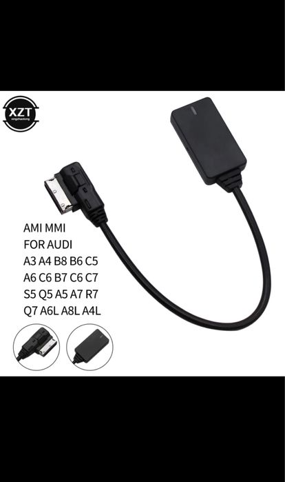 Cavo AUX Bluetooth 5.0 MMI 3G AMI 12 Pin Per Audi A4 A6 Q5 Q7 A5 S5 - Ingresso Audio Wireless - Foto 13