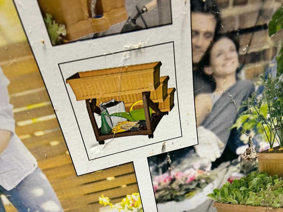 Kwietnik stojak doniczki kwiaty ziola balkon ogrod 80x74x73h cm