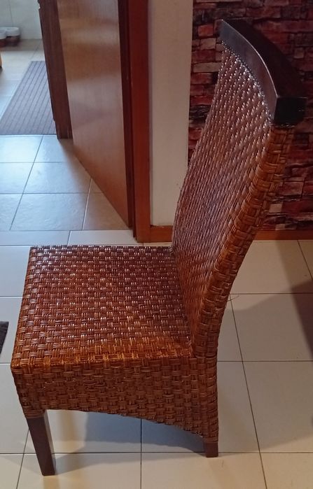 Cadeiras de sala em vime
