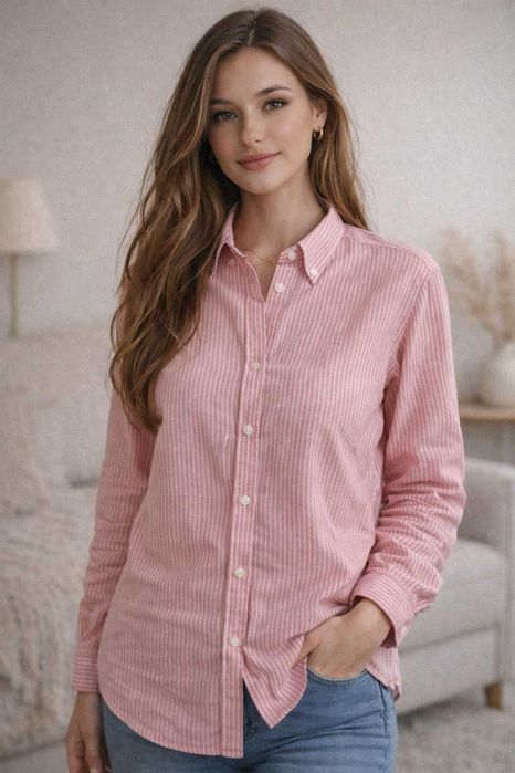 Massimo Dutti жіноча лляна сорочка, лляна сорочка оверсайз