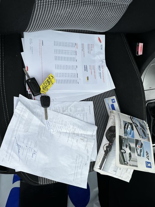 Peugeot 407 1.8 benzyna 2007r alufelgi chromy ZADBANY OPŁACONY