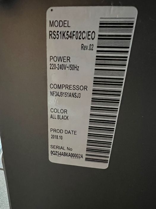 Lodówka Samsung side by side