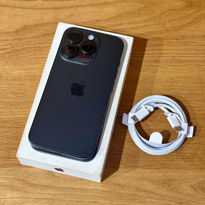  Apple iPhone 15 Pro 128GB Black Titanium Bat. 100% Gwar. ROK Ideał